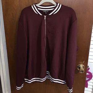 Maroon jacket!